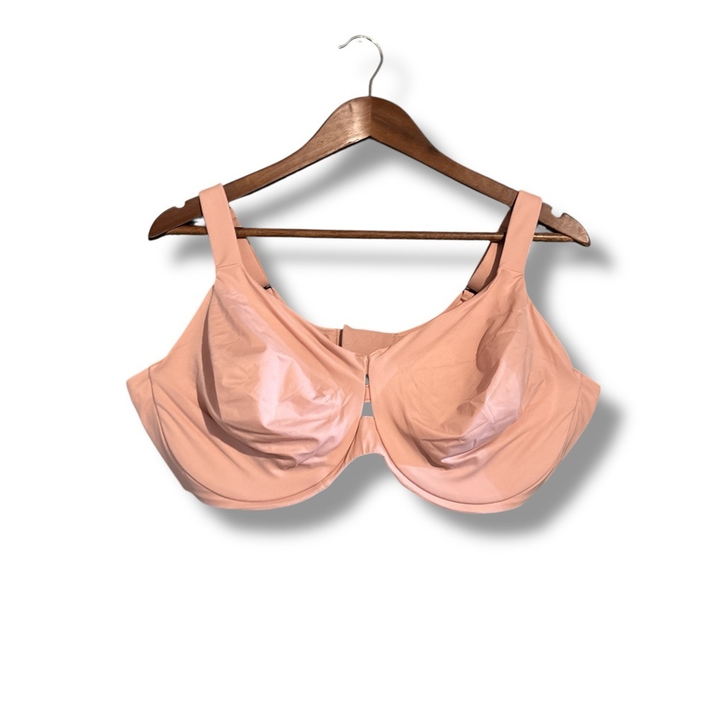 Spanx Blush Pink Minimizer Underwire T-shirt Bra Size 42DDD